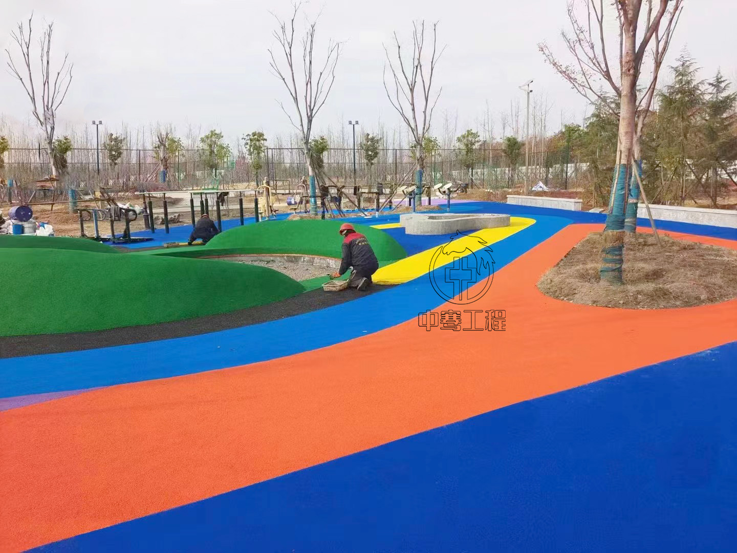 EPDM健步道