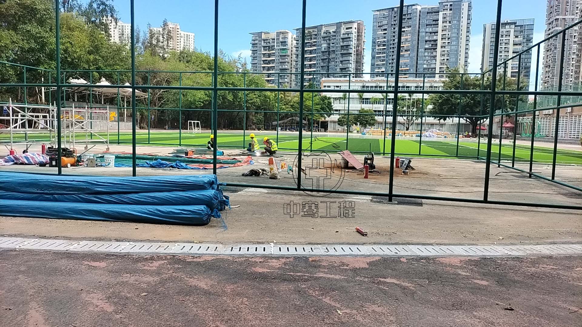 籃球場圍網(wǎng)工程建設(shè)